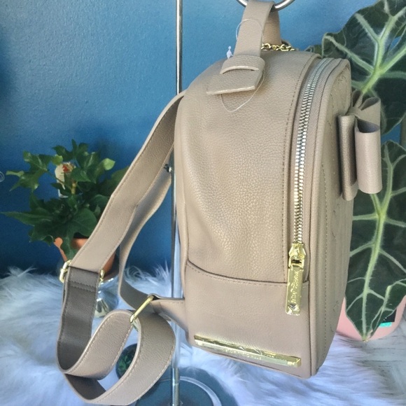 Betsy Johnson Heart & Bow Toupee Mini Backpack NOWT main image 5